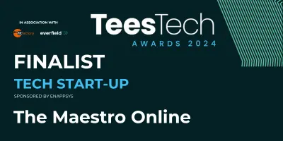 The Maestro Online Finalist Award Tech Start Up Business of the year