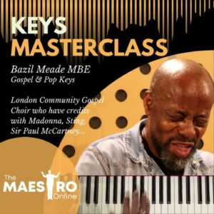 Gospel Piano Bass Lines by Bazil Meade MBE