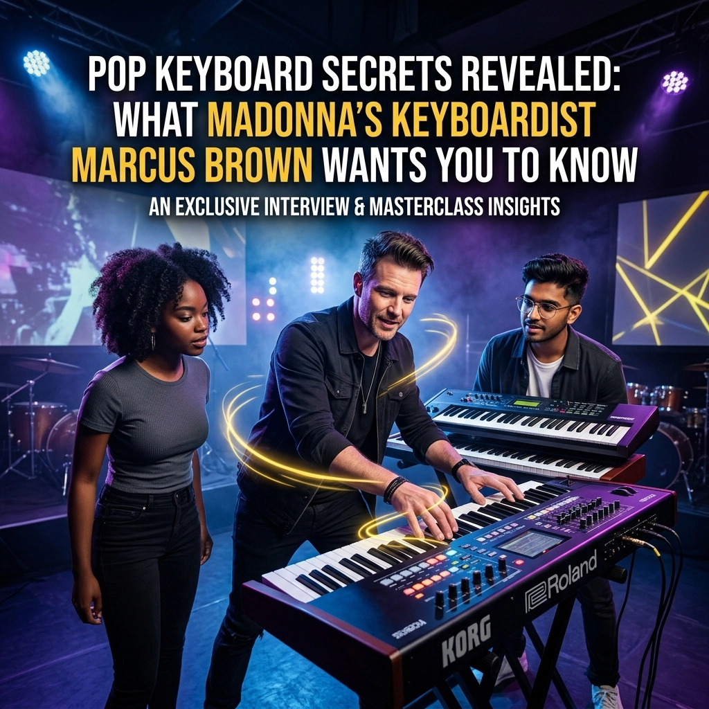 Pop Keyboard Secrets Revealed: Wat Madonna’s Keyboardist Marcus Brown Je Wil Laten Weten