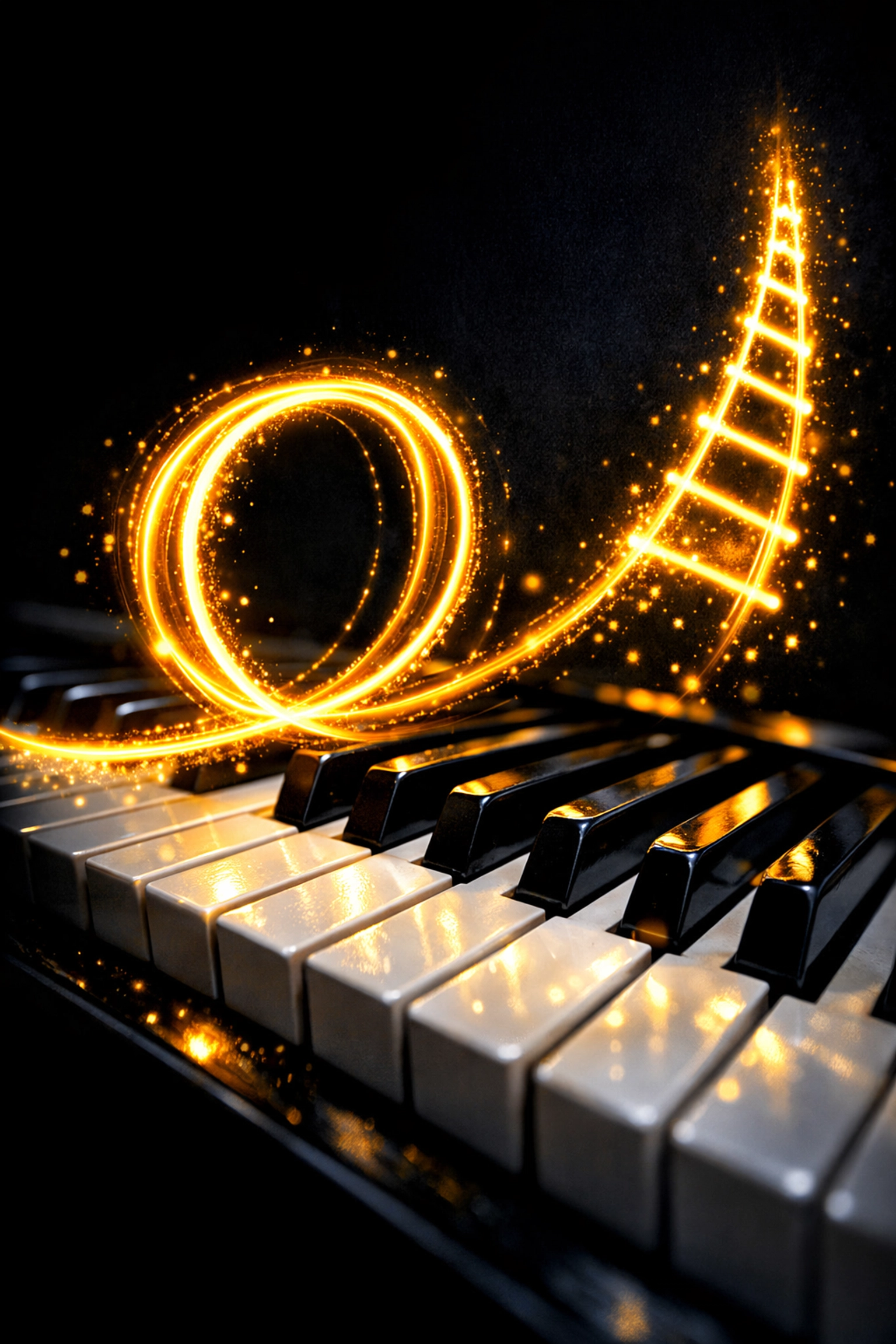 Rappresentazione visiva del Partimento di Mozart per bambini dai 4 ai 7 anni utilizzando schemi di improvvisazione con salti mortali melodici e scale.