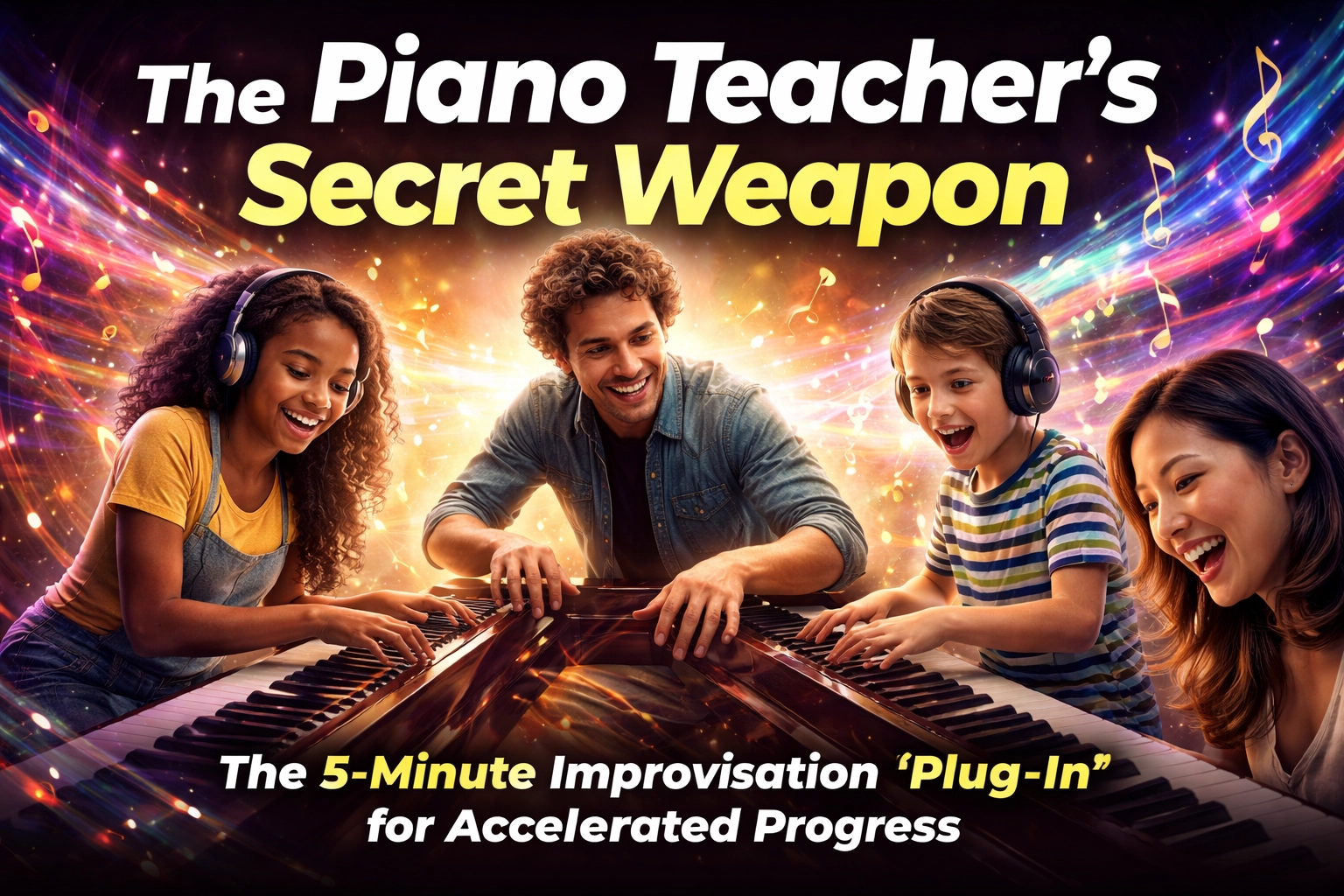 L'arma segreta dell'insegnante di pianoforte: l'improvvisazione di 5 minuti